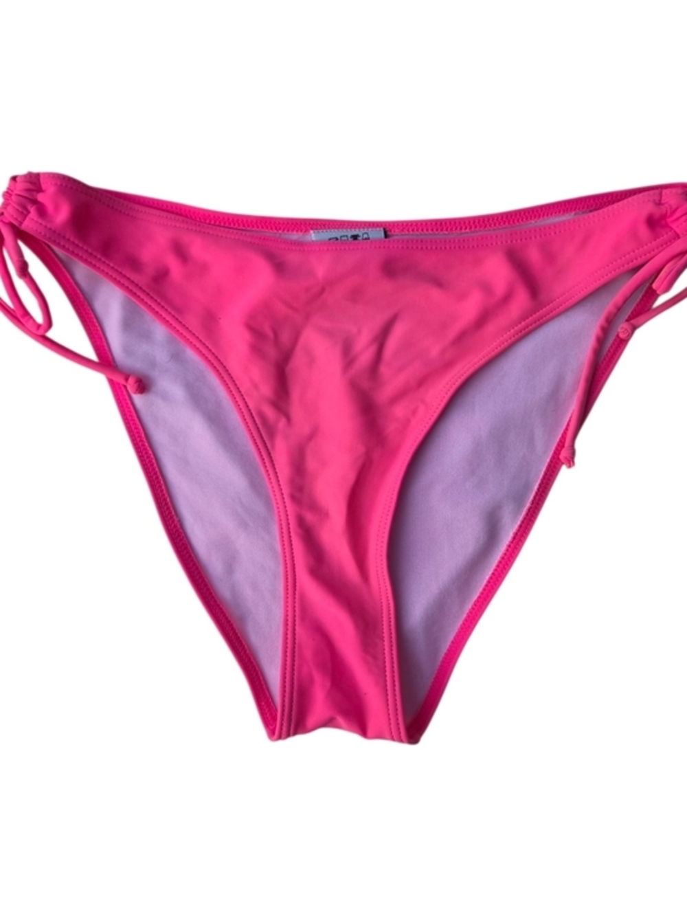 Women’s Hot Pink Bikini Bottom with Side Ties